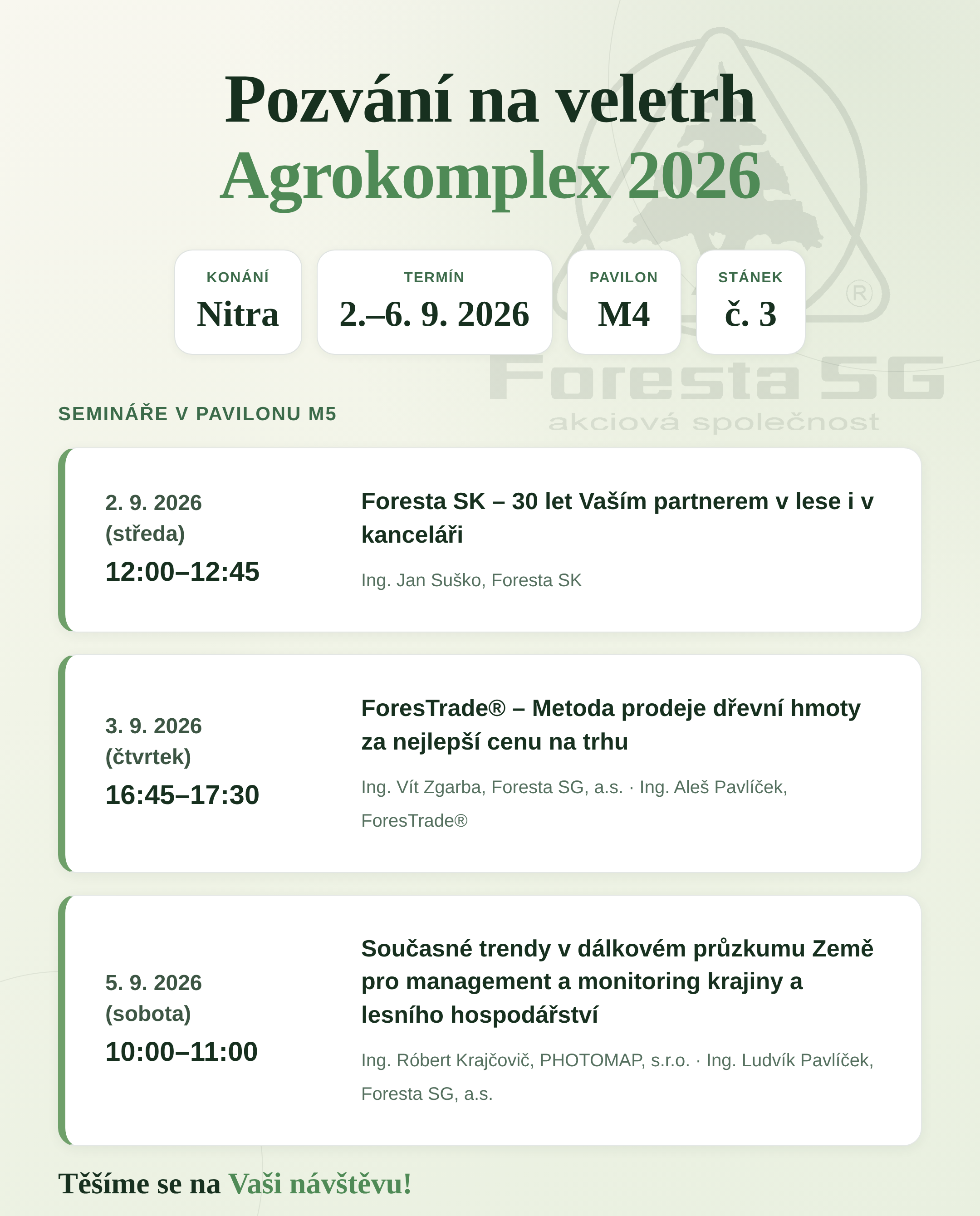 Foresta Veltrh Nitra Banner 3